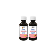 Load image into Gallery viewer, 2-pak Wellness Brands by Akin DM Cough Formula with Guaifenesin (Strawberry-Banana) 2 4oz bottles - Buy more and save....see our 4 pack!  6.99 each 22% off!