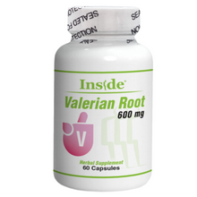 Load image into Gallery viewer, Single - Inside Valerian Root 600 mg capsules – herbal relaxation support 60 ct - only 1 capsule when the competitors require 2!Expires 11/27