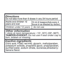 Load image into Gallery viewer, 2-pak Wellness Brands by Akin DM Cough Formula with Guaifenesin (Strawberry-Banana) 2 4oz bottles - Buy more and save....see our 4 pack!  6.99 each 22% off!