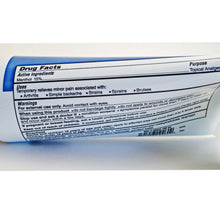 Load image into Gallery viewer, Ice Quake Pain Relieving Gel Drug Facts