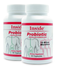 Load image into Gallery viewer, 2-pak Inside Probiotic Bacillus Coagulans Capsules - 60 Capsules - 15% off