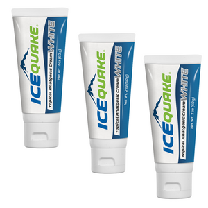 IceQuake White Analgesic Cream - 2 oz. (3-Pack) - 23.99/8.33 per piece - Expiration 2/28/26