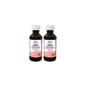 Akin DM Cough Formula with Guaifenesin (Strawberry-Banana) 2 4oz bottles  (20% off) - $1.62 per oz! -  Buy more and save....see our 4 pack!  Expiration 2025!
