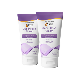 Akin Diaper Rash Cream 2-pack (2 6 oz. tubes) - $1.25 per oz! (25% off) - buy more and save...IT TAKES MORE THAN YOU THINK! - see our 3-pack!  Easier to remove than many competitive products - Expiration 2025!