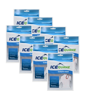 IceQuake Cold 'n Hot pain relief patches - 8 pak - LOWEST PRICE IN THE PATCH CATEGORY!