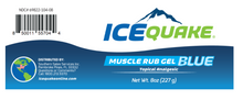 Load image into Gallery viewer, 2-pak IceQuake Muscle Rub Gel 8 oz tub - fast acting relief at 7.99 per tub - 1.00 per oz.! Expires 11/26
