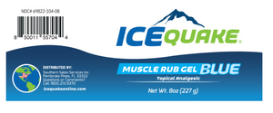 2-pak IceQuake Muscle Rub Gel 8 oz tub - fast acting relief at 7.99 per tub - 1.00 per oz.! Expires 11/26