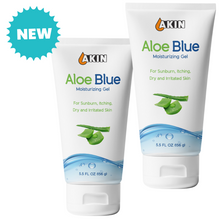 Load image into Gallery viewer, 2-Pak Akin Aloe Blue Moisturizing Gel - contains Aloe number 1 ingredient! Expires 2/26
