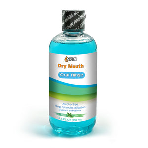Akin Dry Mouth Oral Rinse  Refreshing Mint flavor 2 pack  (8 oz bottles)
