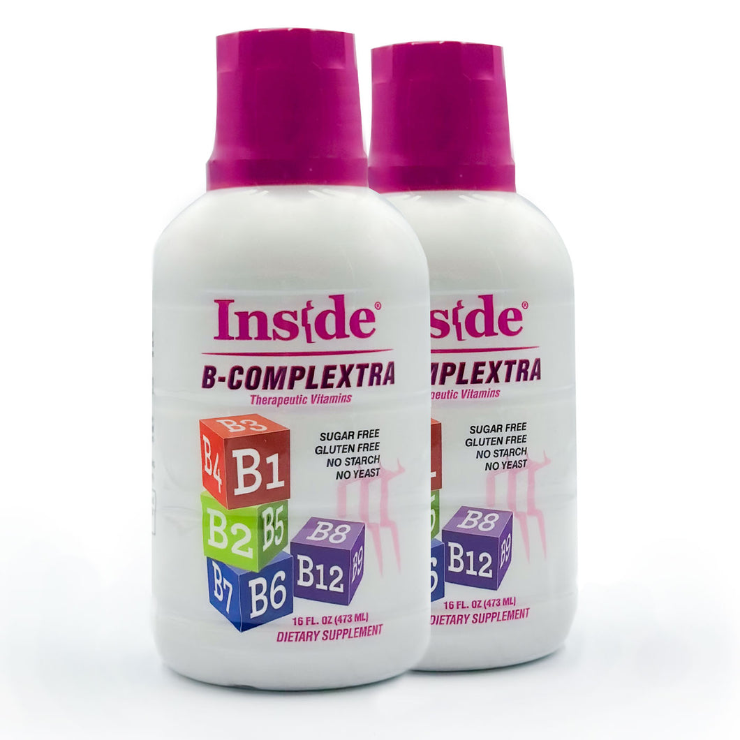 Inside B-Complextra Therapeutic Liquid Vitamins 2-Pack (16 oz bottles)