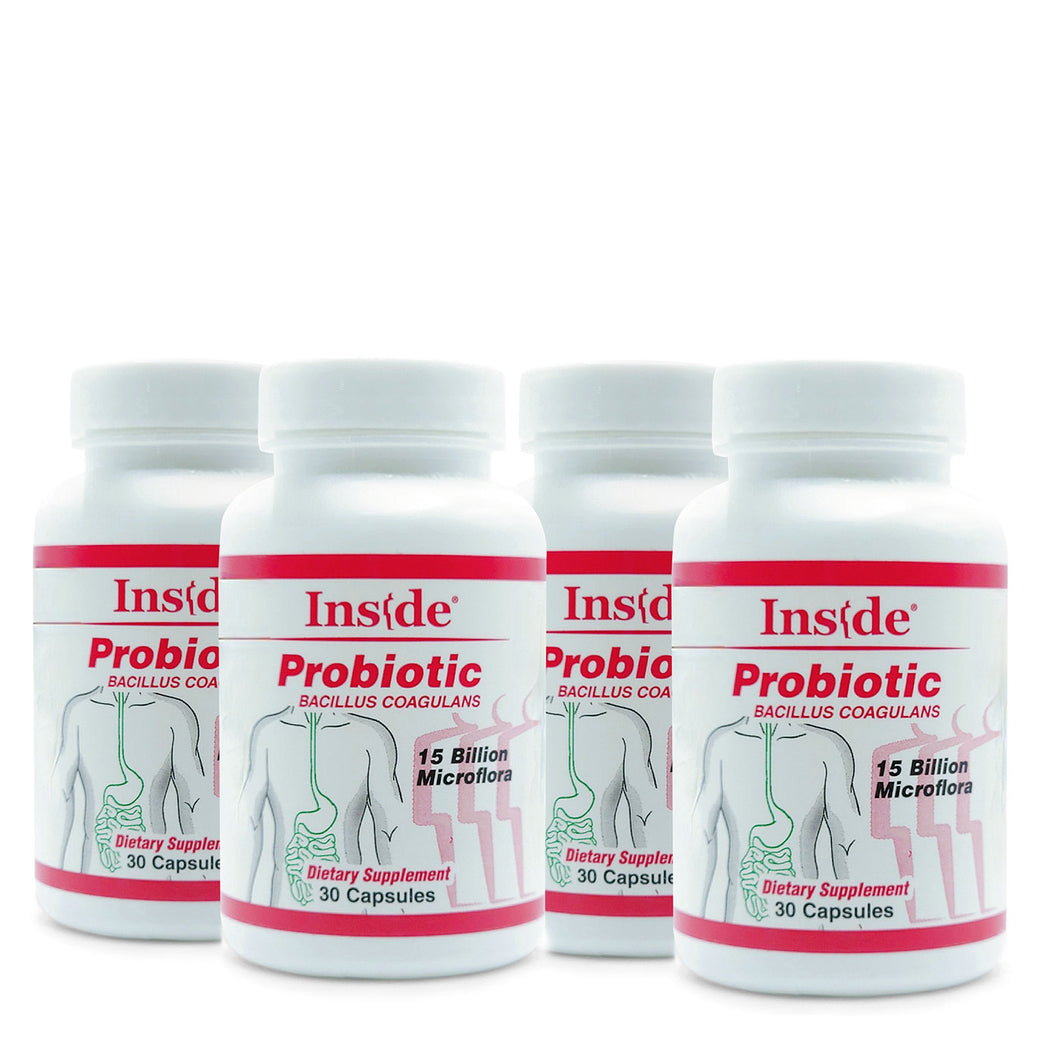 Inside Pharma-Grade Probiotic Bacillus Coagulans 4 Pack
