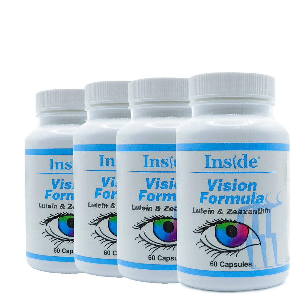 Inside Pharma-Grade Vision Formula Capsules with Lutein/Zeaxanthin 4 Pack