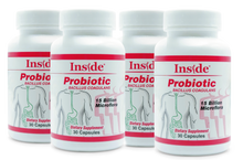Load image into Gallery viewer, Inside Pharma-Grade Probiotic Bacillus Coagulans Capsules (4-Pack) No refrigeration required. 120 Capsules (37.5% off) 16.7 cents per Capsule! Expiration 2025!

