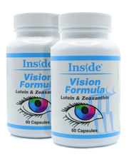 Load image into Gallery viewer, Inside Pharma-Grade Vision Formula Capsules with Lutein/Zeaxanthin (2 Pack) 120 Capsules (20% off) 14 cents per Capsule! Buy more and save...see our 4 pack!  Expiration 2025!

