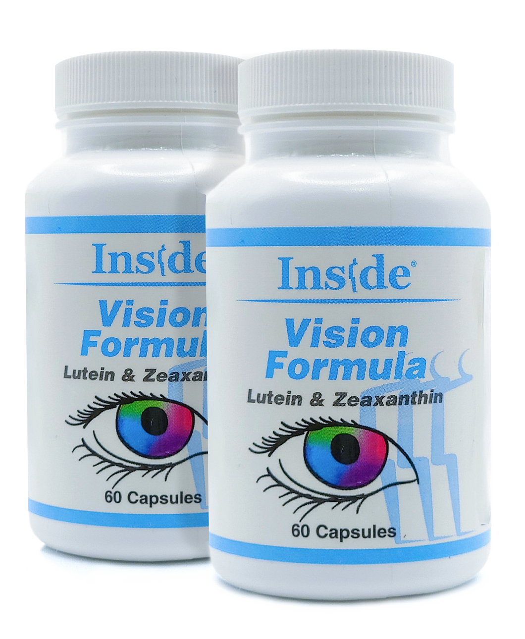 Inside Pharma-Grade Vision Formula Capsules with Lutein/Zeaxanthin (2 Pack) 120 Capsules (20% off) 14 cents per Capsule! Buy more and save...see our 4 pack!  Expiration 2025!