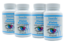 Load image into Gallery viewer, Inside Pharma-Grade Vision Formula Capsules with Lutein/Zeaxanthin, (4 Pack) - 240 Capsules (26.4% off) 9.5 cents per Capsule! Expiration 2025!
