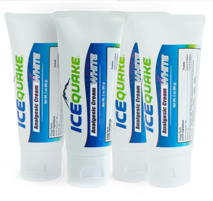 IceQuake White Analgesic Cream - 2 oz. (4-Pack) 16.7% off – $2.50 per oz.) Expiration 2025